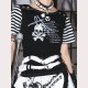 Black & White Punk Style Studded Choker (UN150)